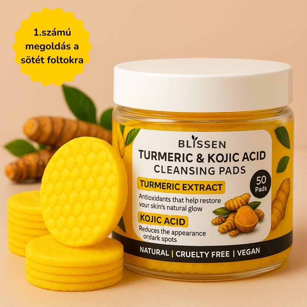Kurkuma és Kojisav Bőrtisztító Párnácskák