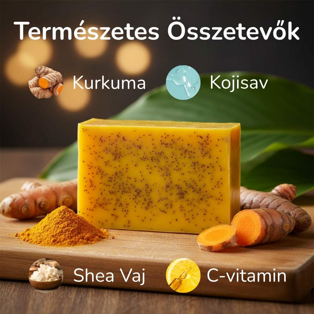 Kurkuma és Kojisav Testszappan