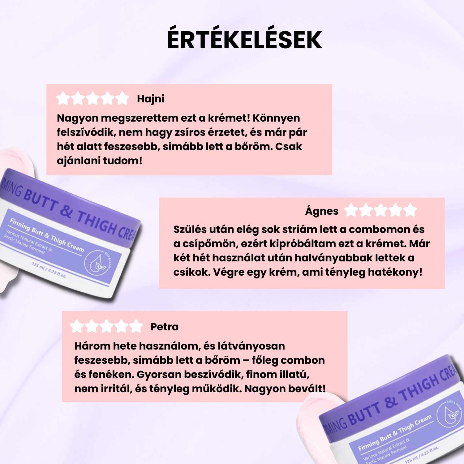 Feszesítő Popsi és Comb Krém