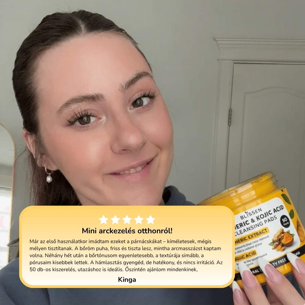 Kurkuma és Kojisav Bőrtisztító Párnácskák